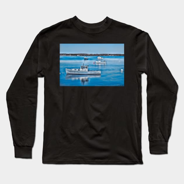 Calm Of The Evening Long Sleeve T-Shirt by BeanME